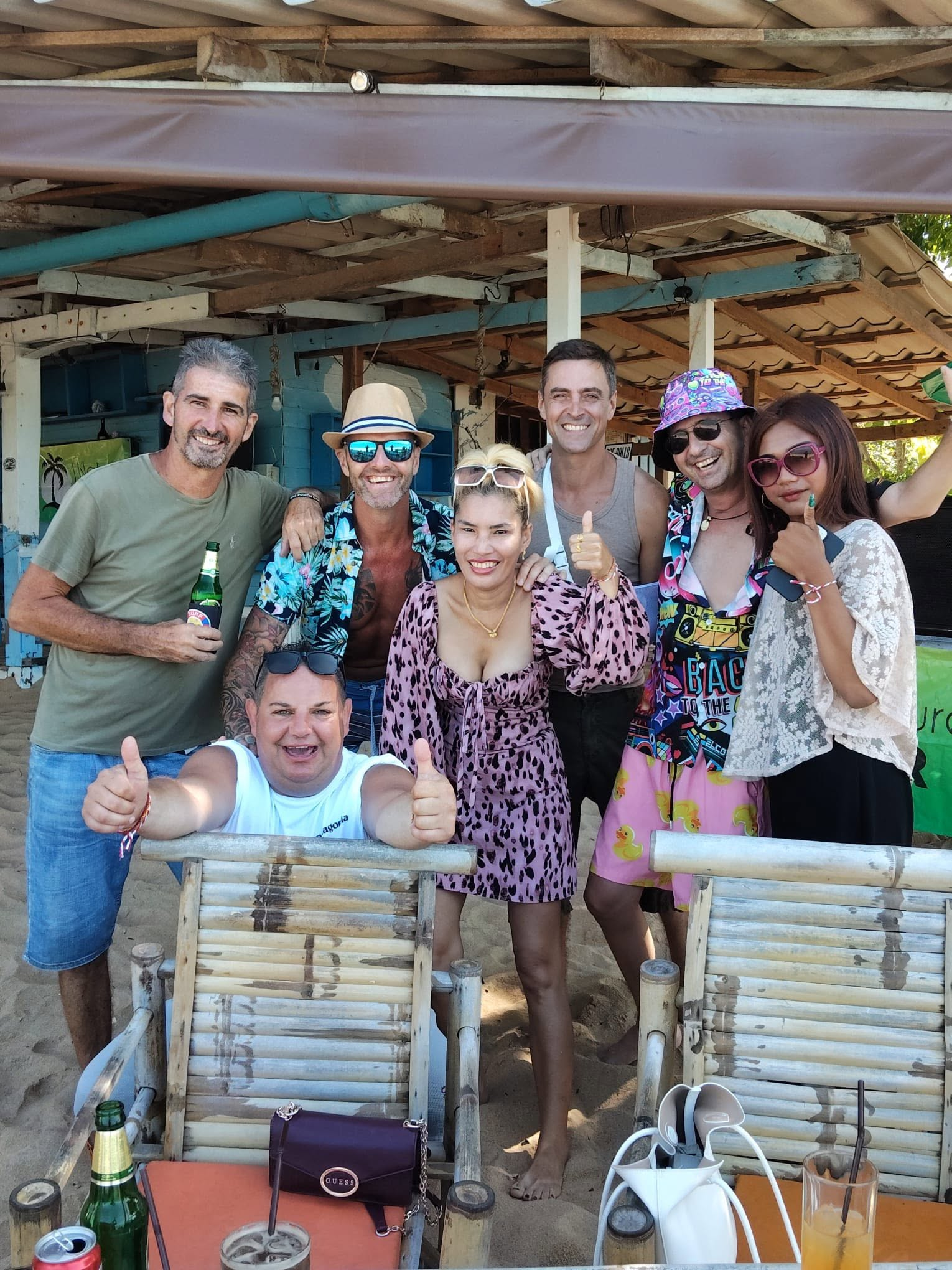 Beach Party guests