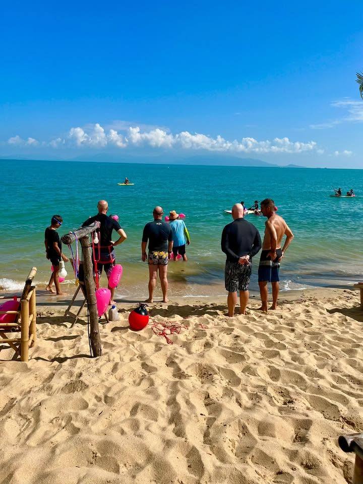 General volunteers watching the ocean program